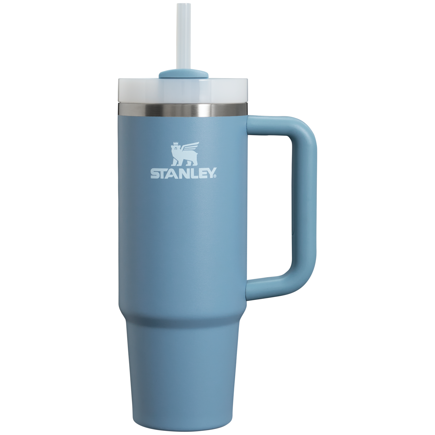 Splash-Resistant FlowState The Quencher H2.0 Flowstate Tumbler | Stanley Create D331C - 40oz Large Capacity Car-Cup Friendly Quencher Detail