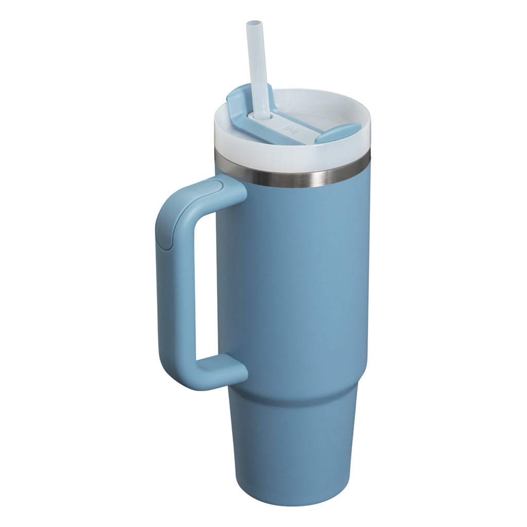 Splash-Resistant FlowState The Quencher H2.0 Flowstate Tumbler | Stanley Create D331C - 40oz Large Capacity Car-Cup Friendly Quencher Detail