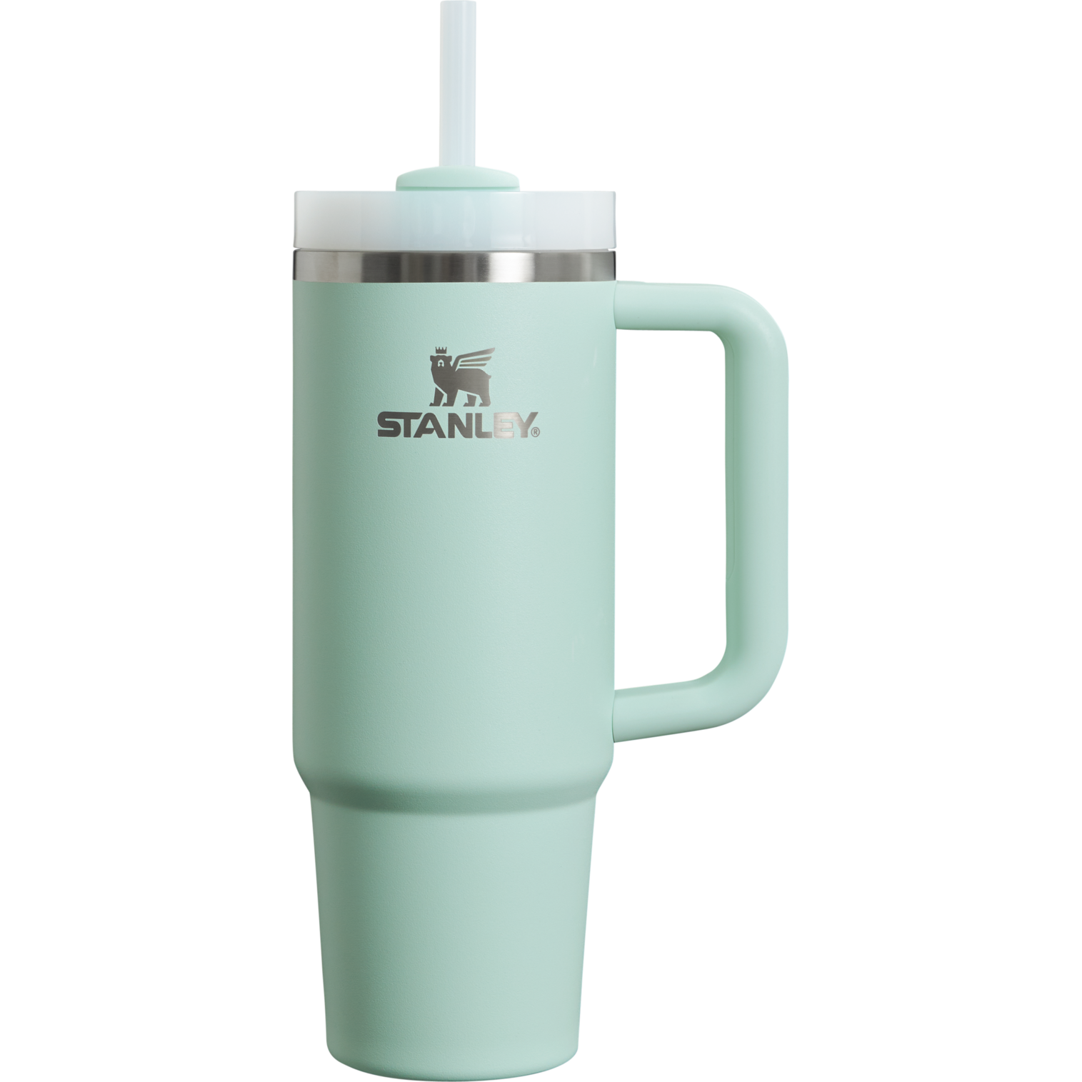 Splash-Resistant FlowState The Quencher H2.0 Flowstate Tumbler | Stanley Create D331C - 40oz Large Capacity Car-Cup Friendly Quencher Detail