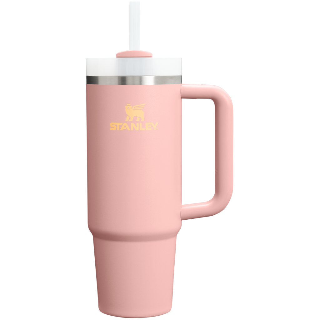 Double-Wall Vacuum The Quencher H2.0 Flowstate Tumbler D051L - 40oz Large Capacity Car-Cup Friendly Quencher - Peach Rose