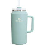 Car-Cup Friendly The Quencher H2.0 Flowstate Tumbler D033Q - 40oz Large Capacity Car-Cup Friendly Quencher - Seafoam