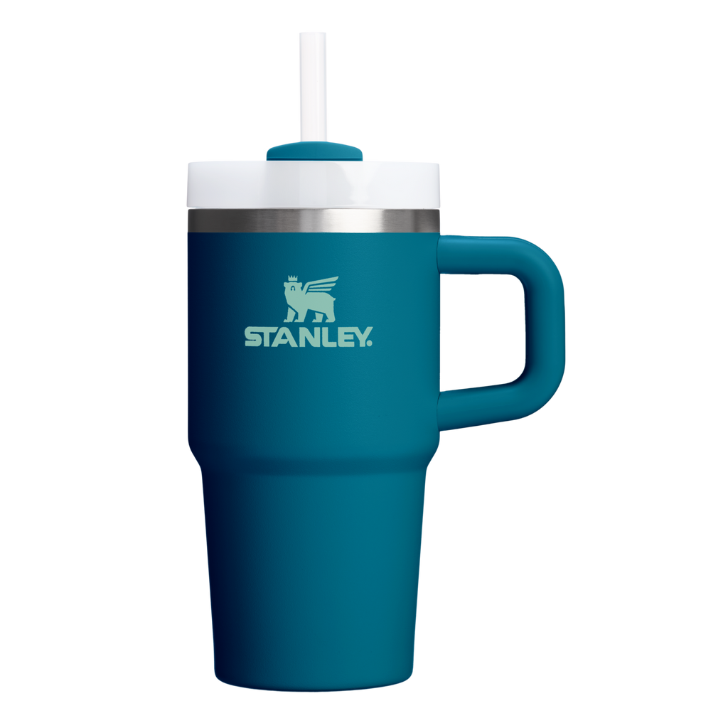 Double-Wall Vacuum The Quencher H2.O Flowstate Tumbler | Stanley Create D274S - Premium Stainless Steel Straw Cup for All-Day Hydration - Coastal Teal