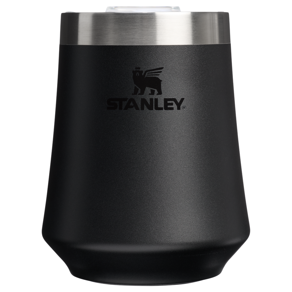 Flavor-Preserving The Reserve Wine Tumbler | Stanley Create D302P - Elegant Stemless Vacuum Insulated Wine Tumbler - Black 2.0