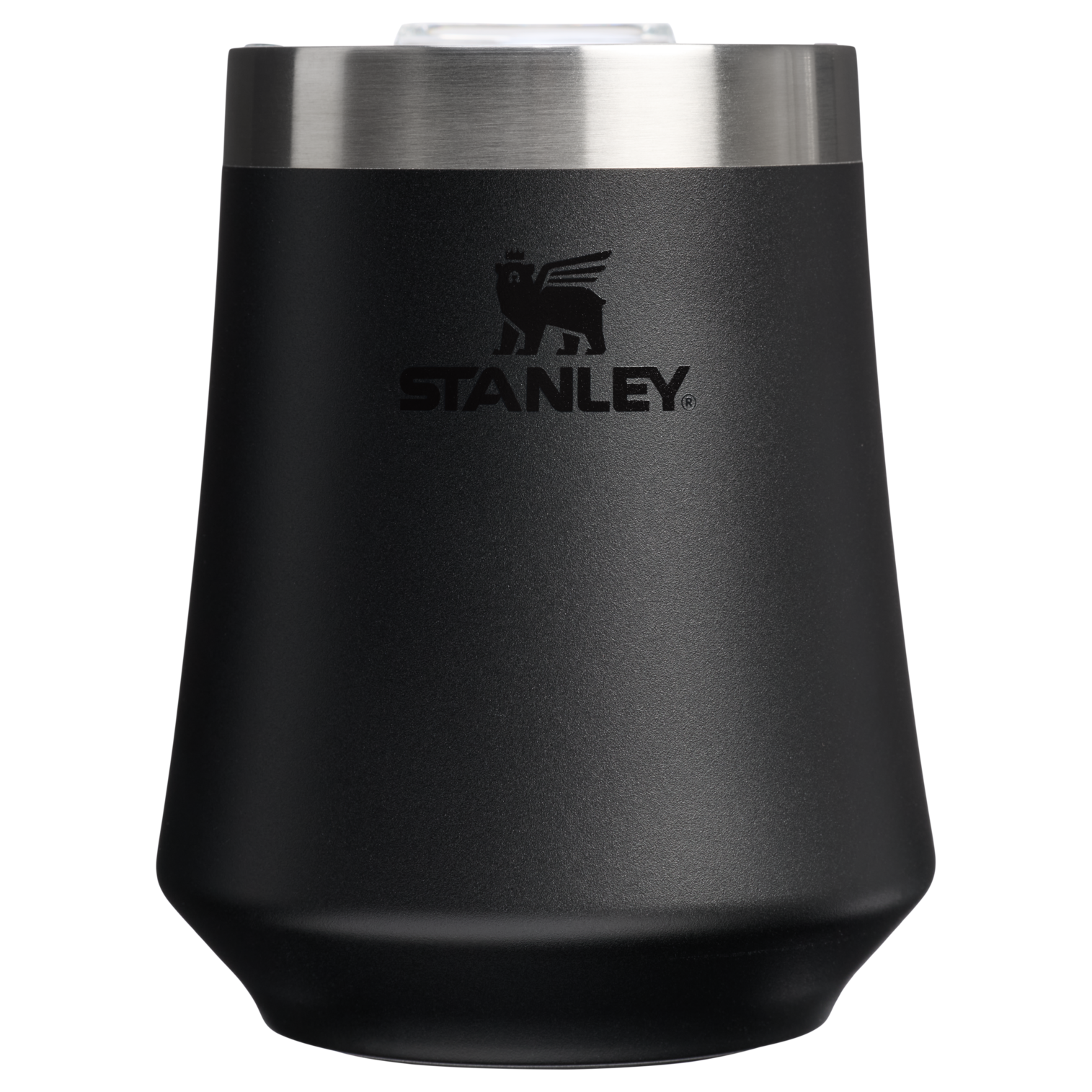 Flavor-Preserving The Reserve Wine Tumbler D125V - Elegant Stemless Vacuum Insulated Wine Tumbler - Black 2.0