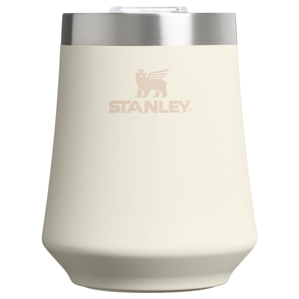 Flavor-Preserving The Reserve Wine Tumbler D125V - Elegant Stemless Vacuum Insulated Wine Tumbler - Cream