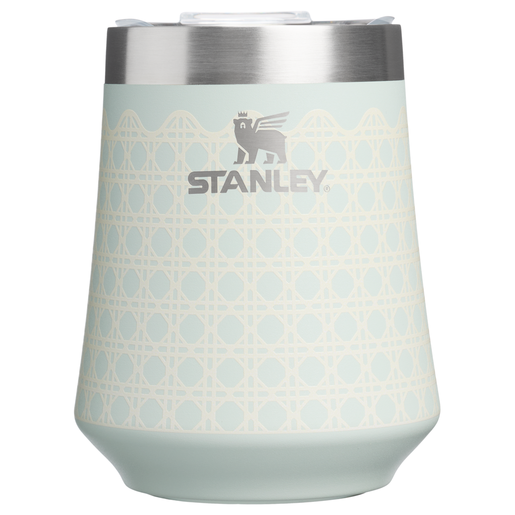 Elegant Stemless The Reserve Wine Tumbler D352C - Elegant Stemless Vacuum Insulated Wine Tumbler - Mist Rattan
