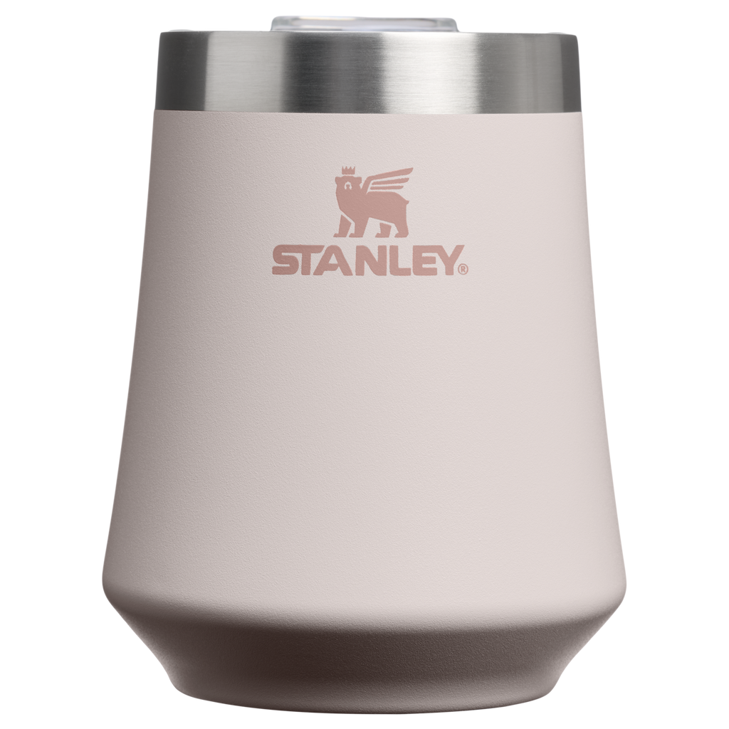 Flavor-Preserving The Reserve Wine Tumbler | Stanley Create D302P - Elegant Stemless Vacuum Insulated Wine Tumbler - Rose Quartz