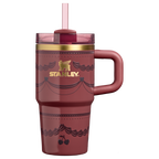 Insulated Travel The Valentine’s Day Quencher H2.0  Flowstate Tumbler D234X - 40oz Large Capacity Car-Cup Friendly Quencher - Red Velvet Cake