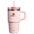 Insulated Travel The Valentine’s Day Quencher H2.0  Flowstate Tumbler D234X - 40oz Large Capacity Car-Cup Friendly Quencher - Pink Velvet Cake