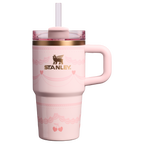Insulated Travel The Valentine’s Day Quencher H2.0  Flowstate Tumbler D234X - 40oz Large Capacity Car-Cup Friendly Quencher - Pink Velvet Cake
