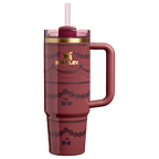 Car-Cup Friendly The Valentine’s Day Quencher H2.0 Flowstate Tumbler D232U - FlowState 3-Position Lid Insulated Travel Mug - Red Velvet Cake